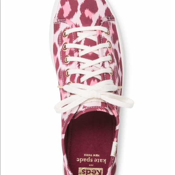 Kate Space x Keds Pink Leopard Sneakers NWT - Picture 3 of 3